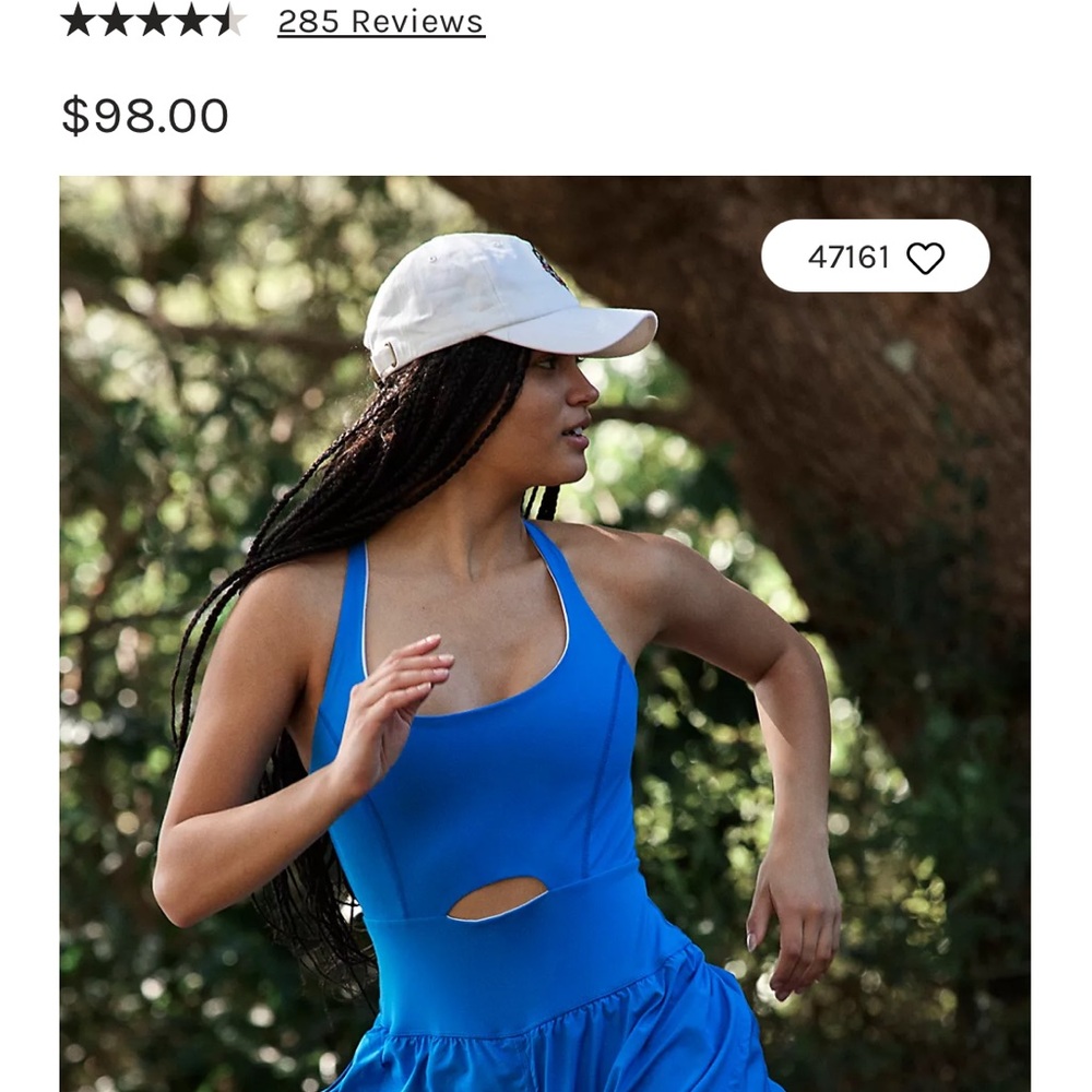 Blue Women's Activewear Dress